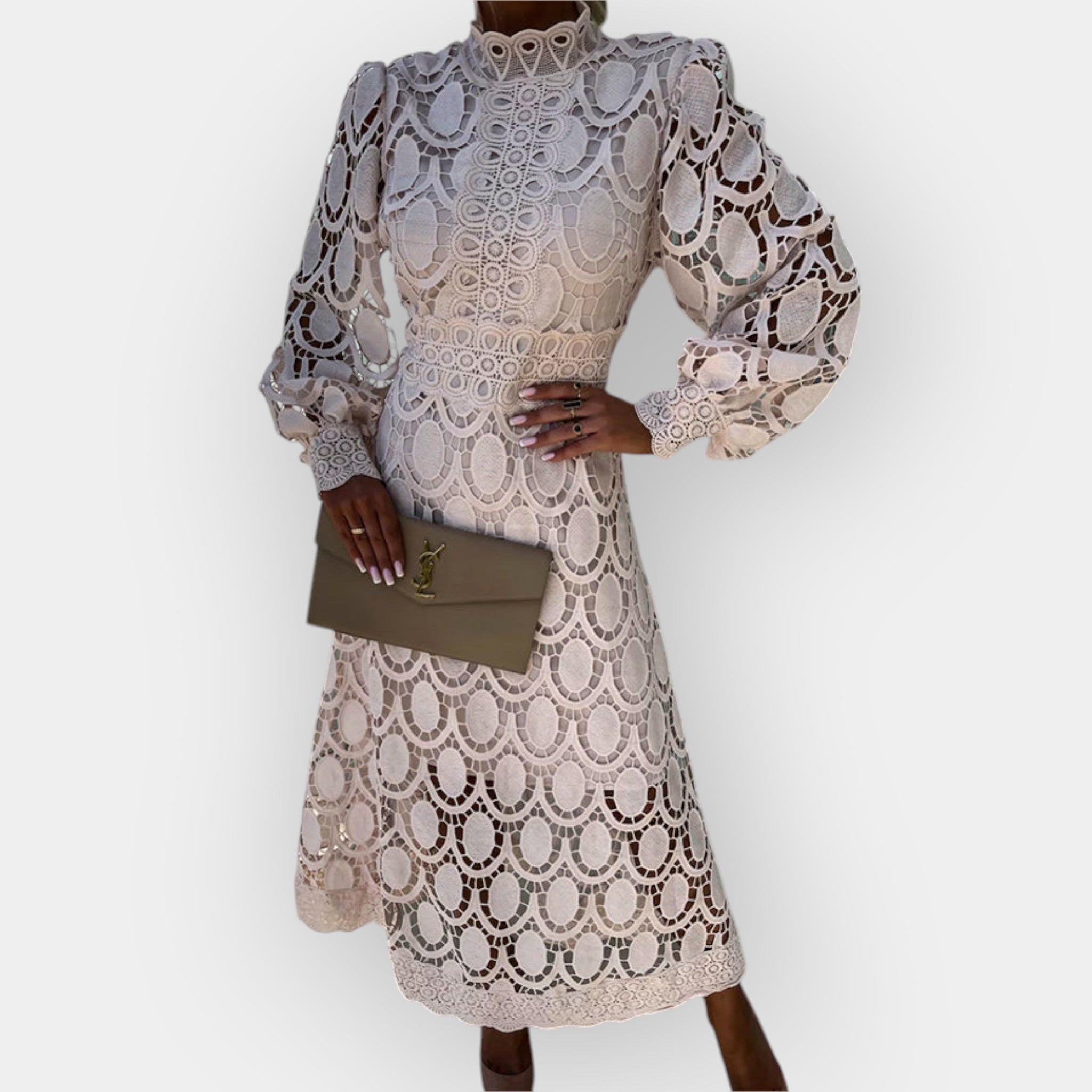 Ρομαντικό Φόρεμα με Δαντέλα