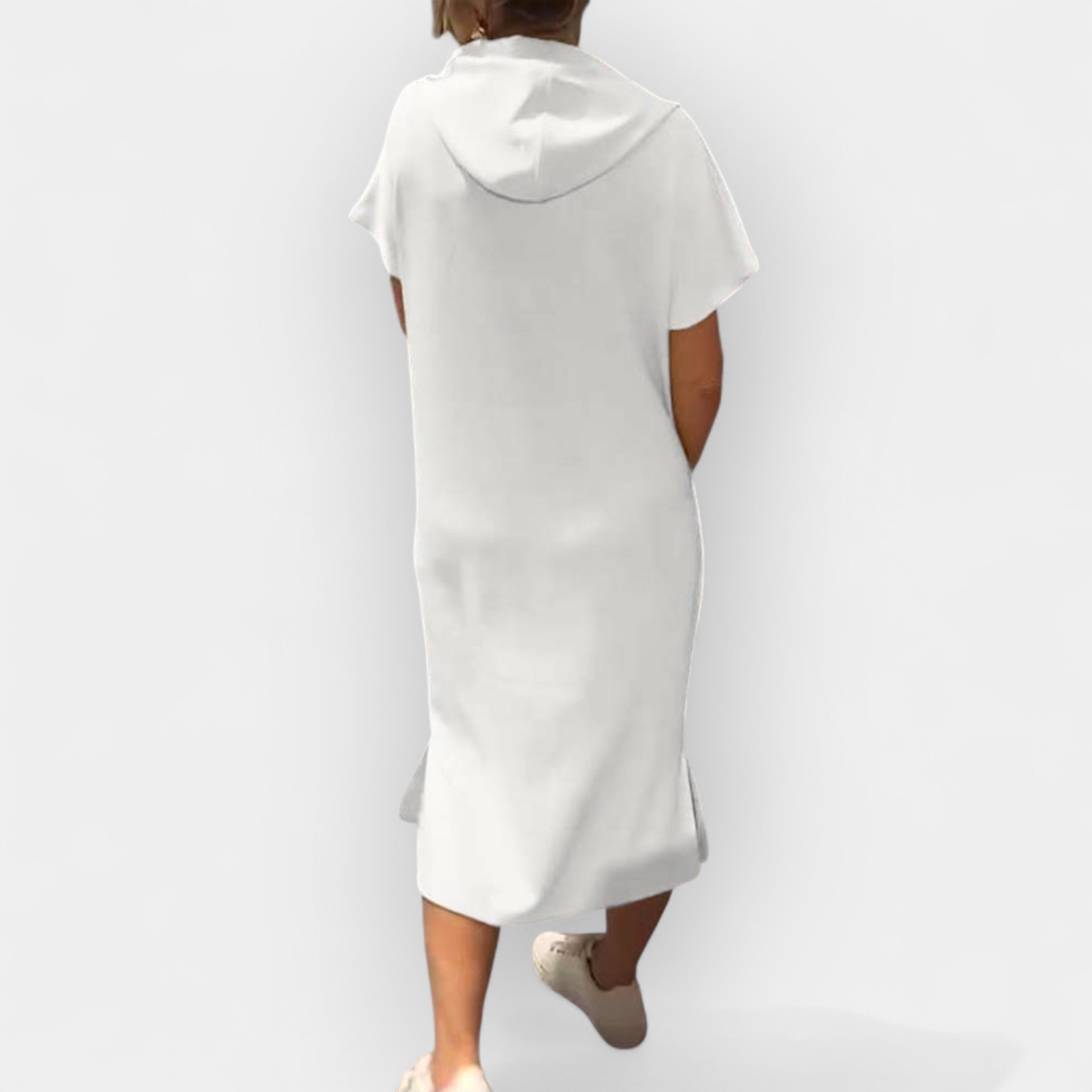 Φούτερ Φόρεμα Με Κουκούλα