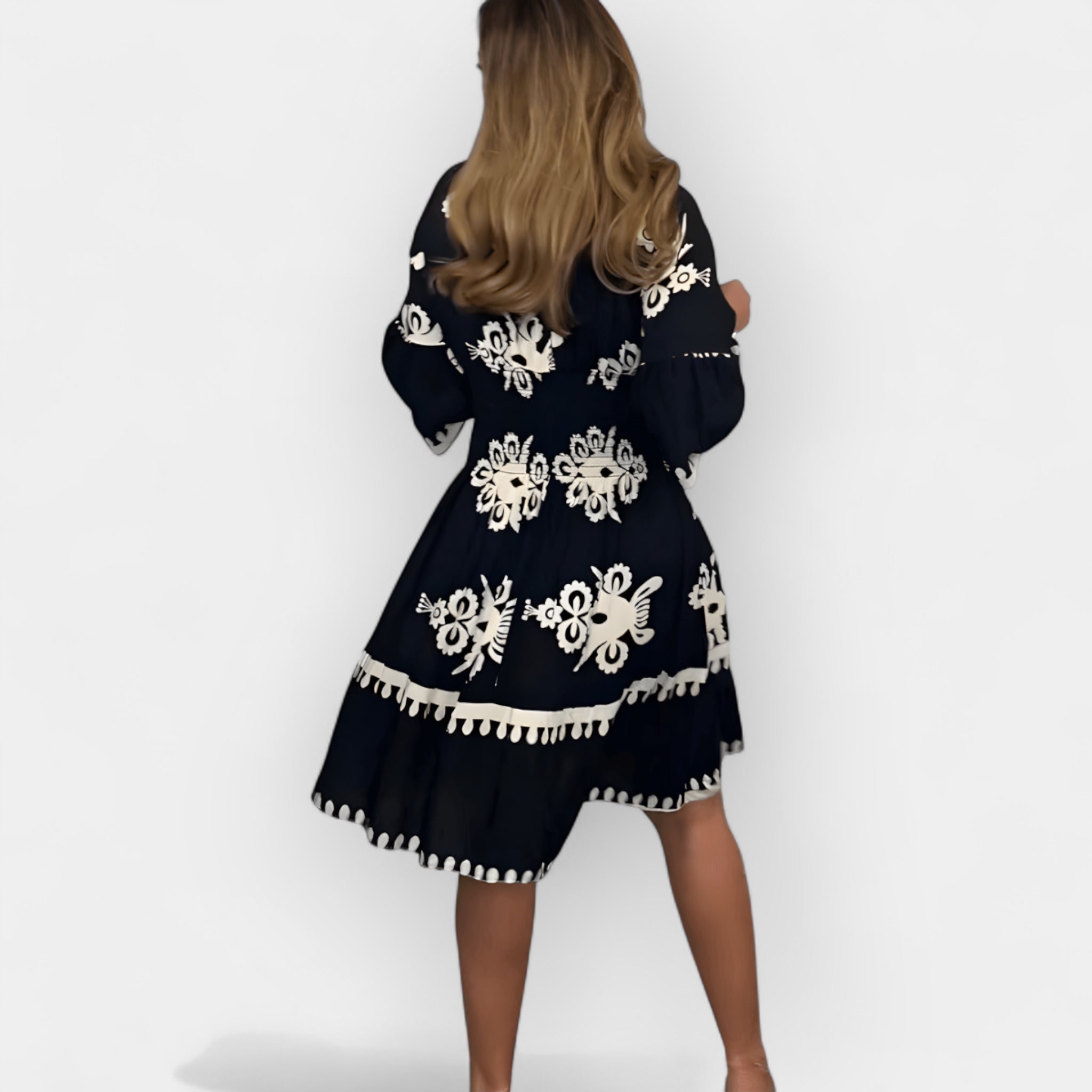 Καλοκαιρινό Boho Φόρεμα με Σχέδιο