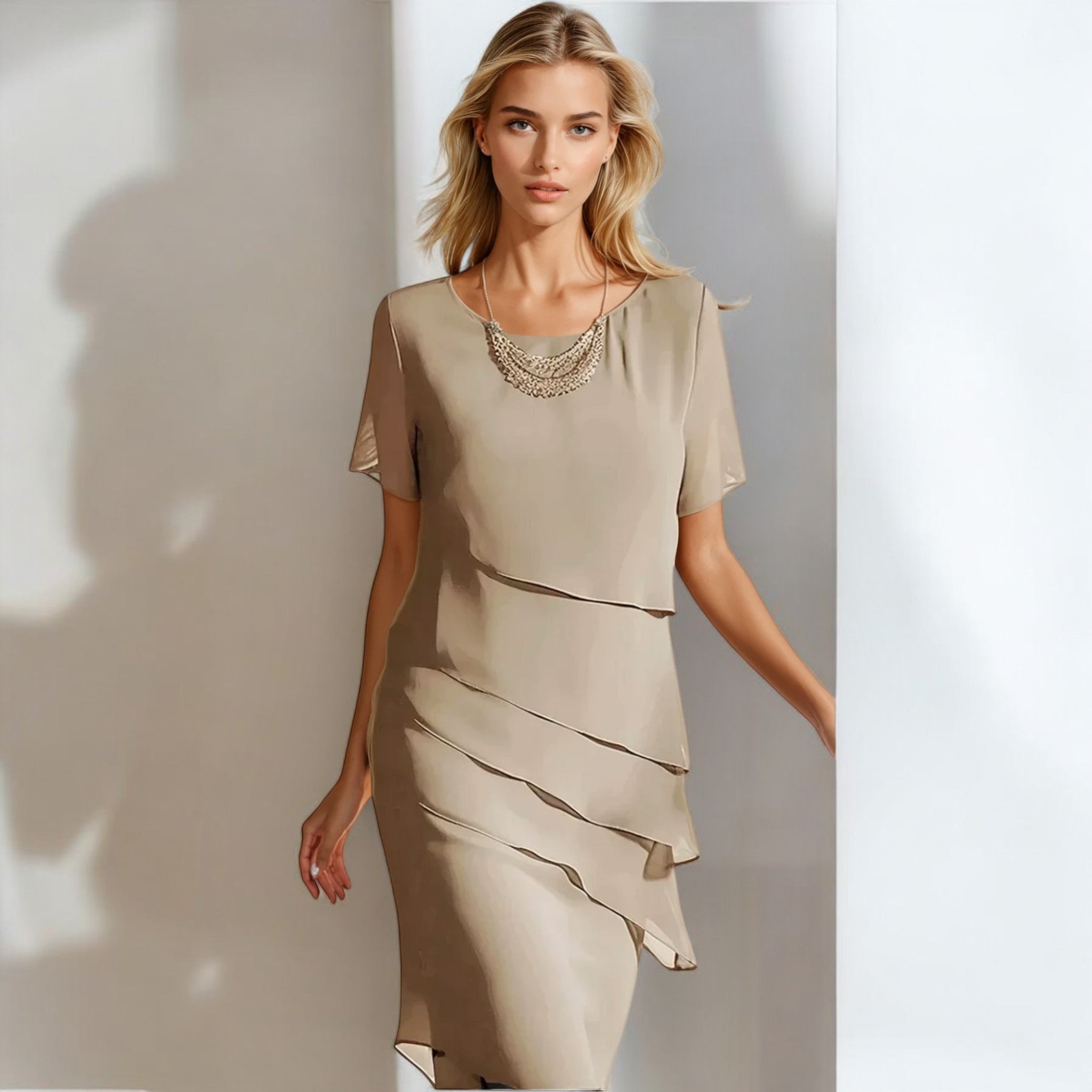 Κομψό Φόρεμα από Σιφόν