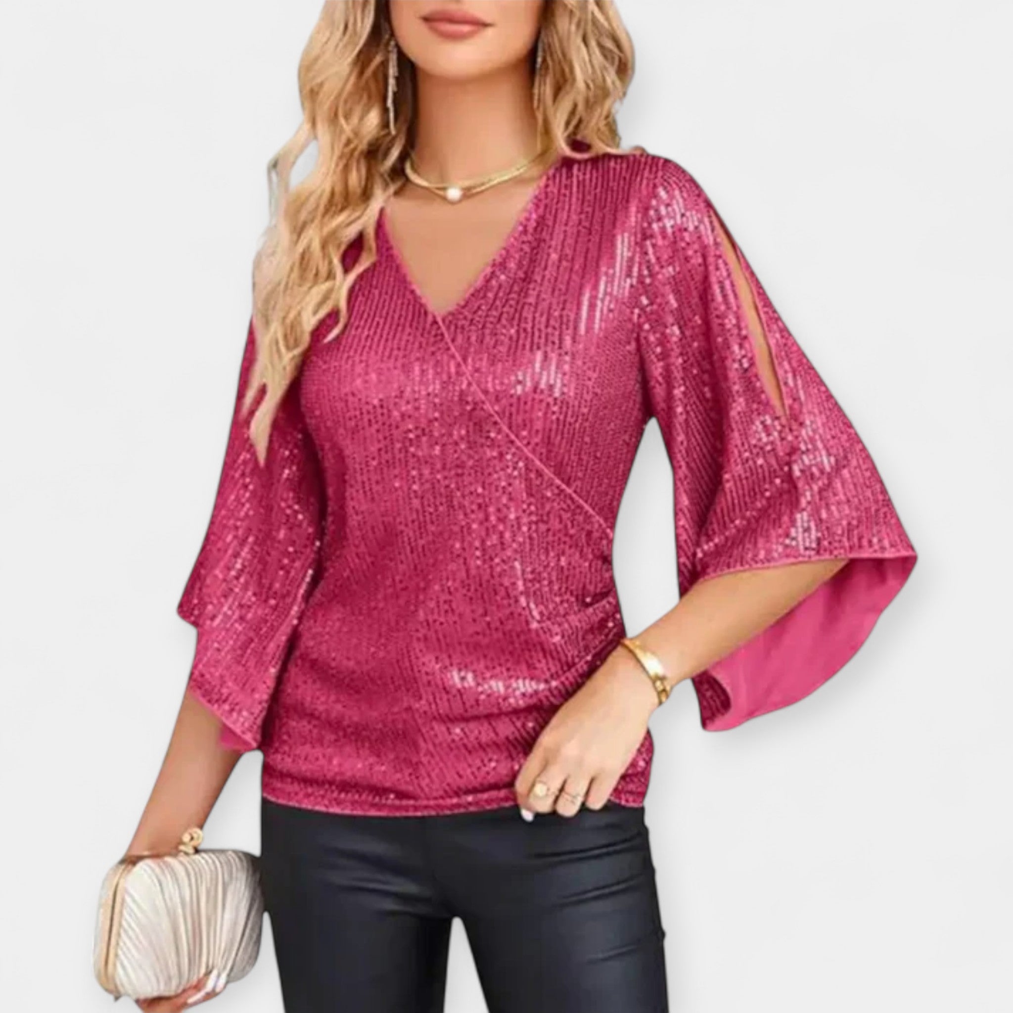 Glitter Top για Βραδινή Λάμψη