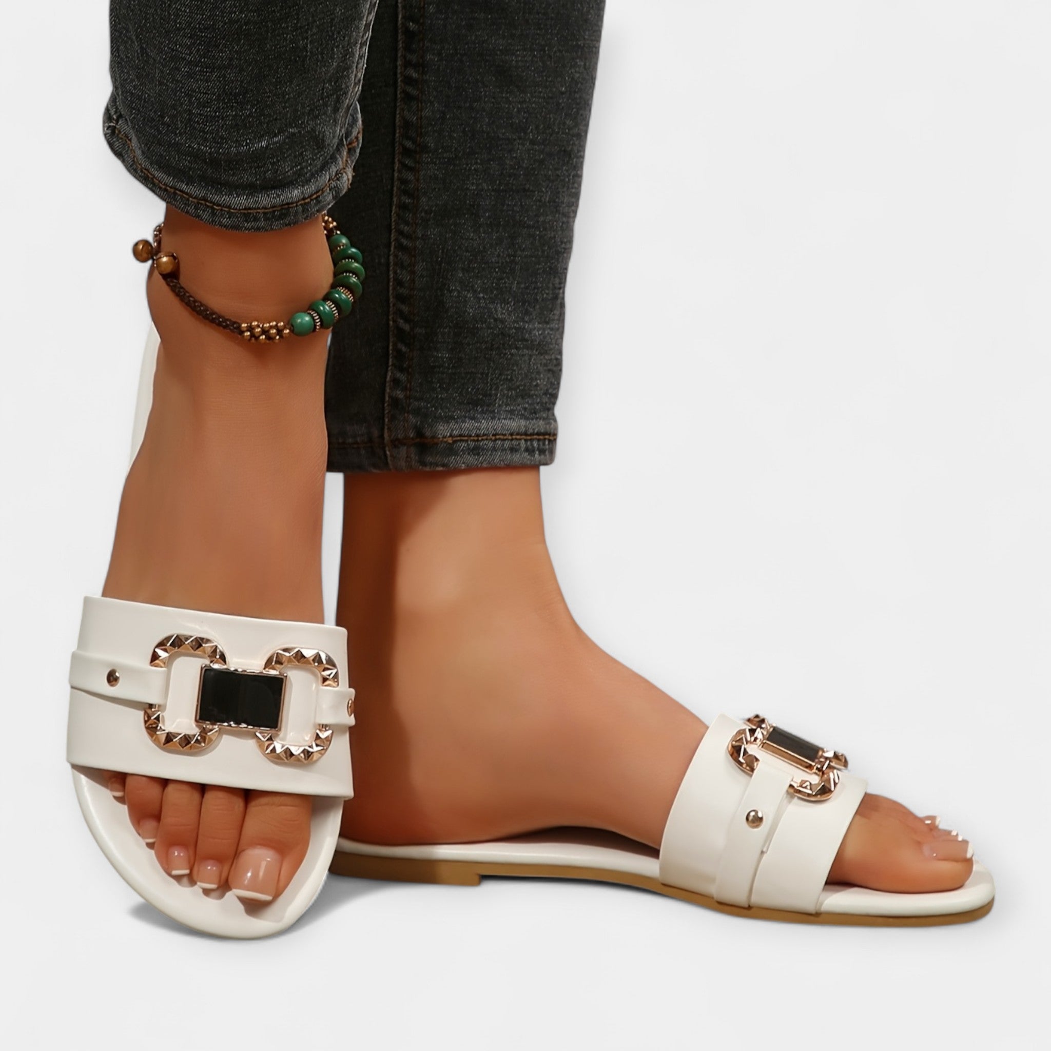 Άνετες Παντόφλες με Στρογγυλή Μύτη