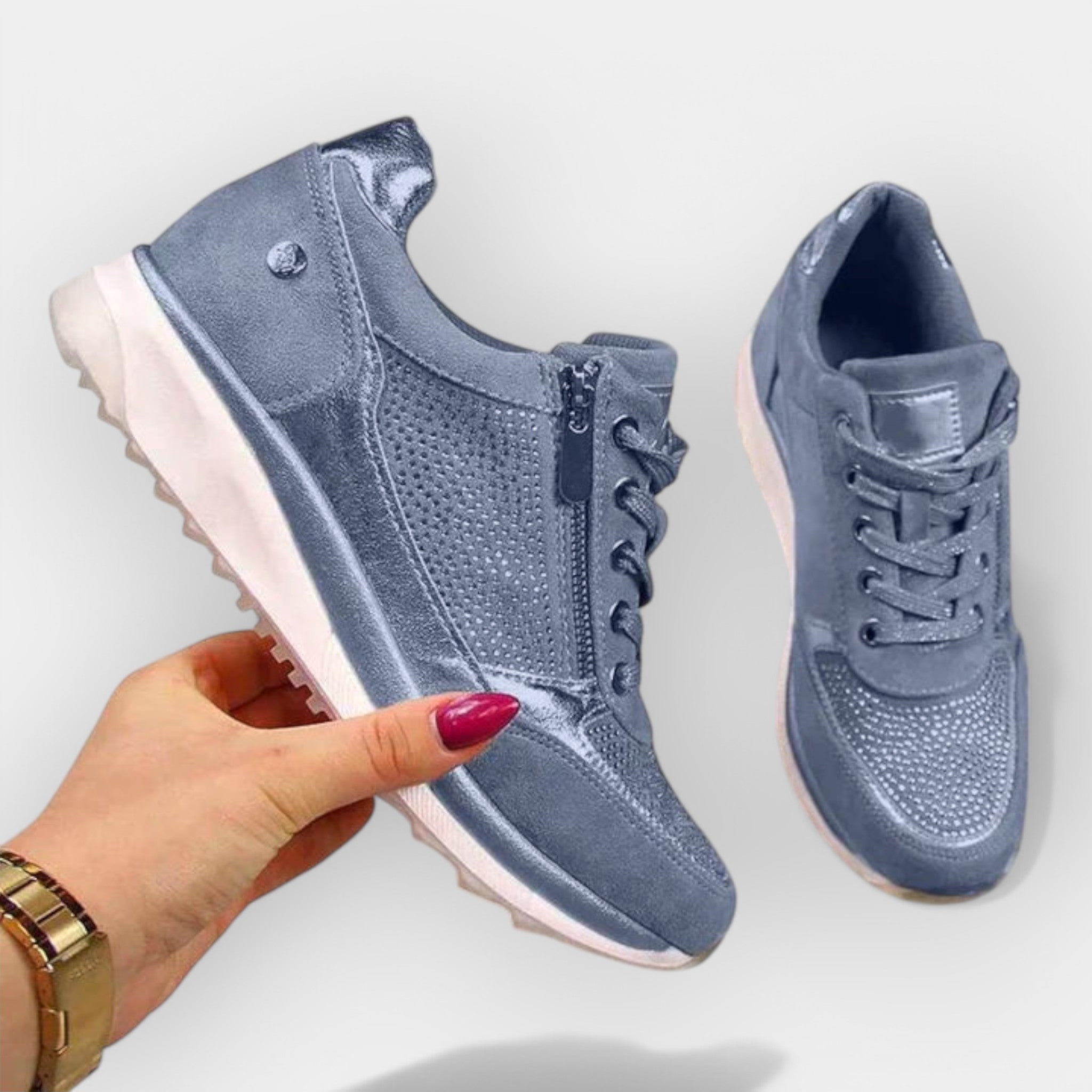Ανατομικά Sneakers με Φερμουάρ