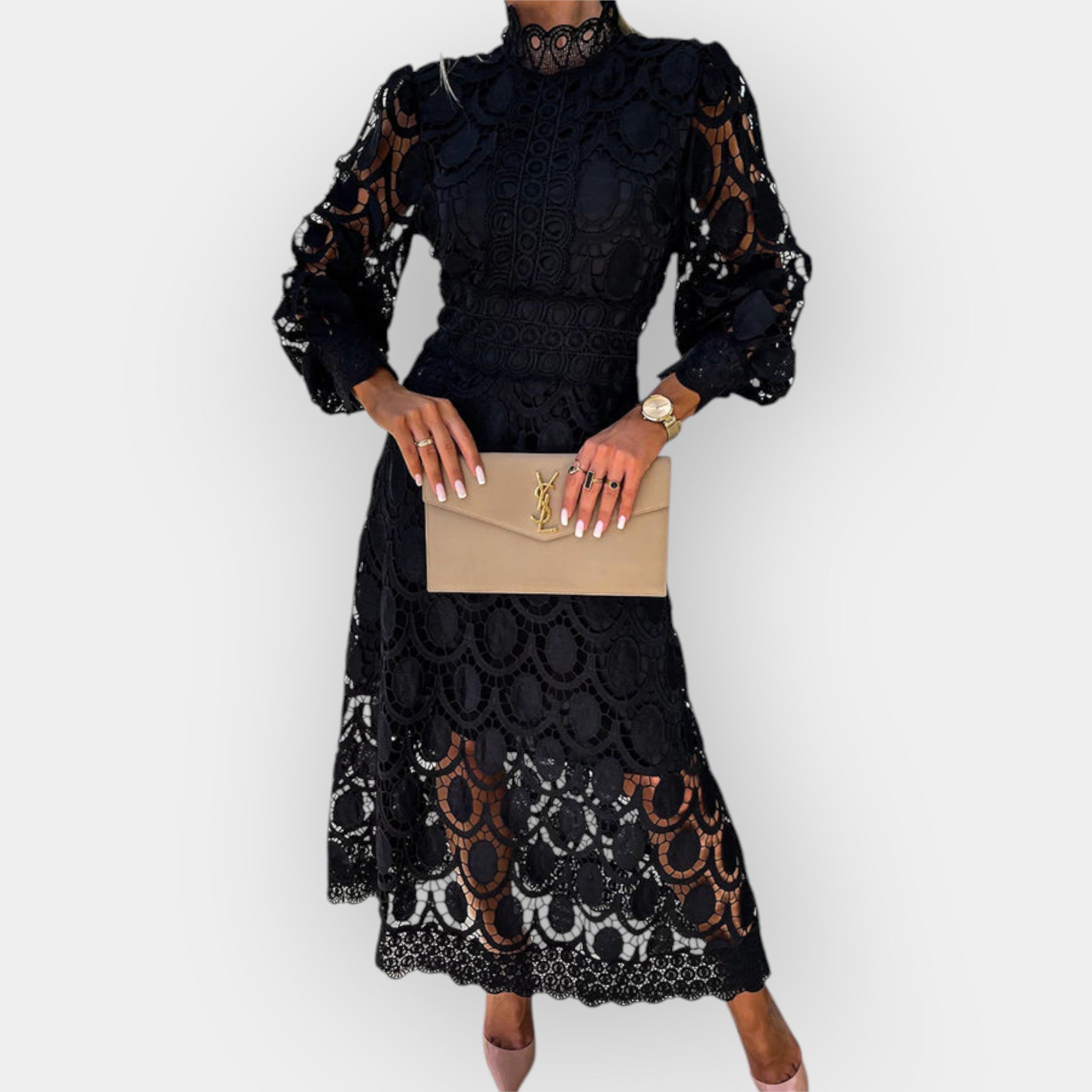 Ρομαντικό Φόρεμα με Δαντέλα