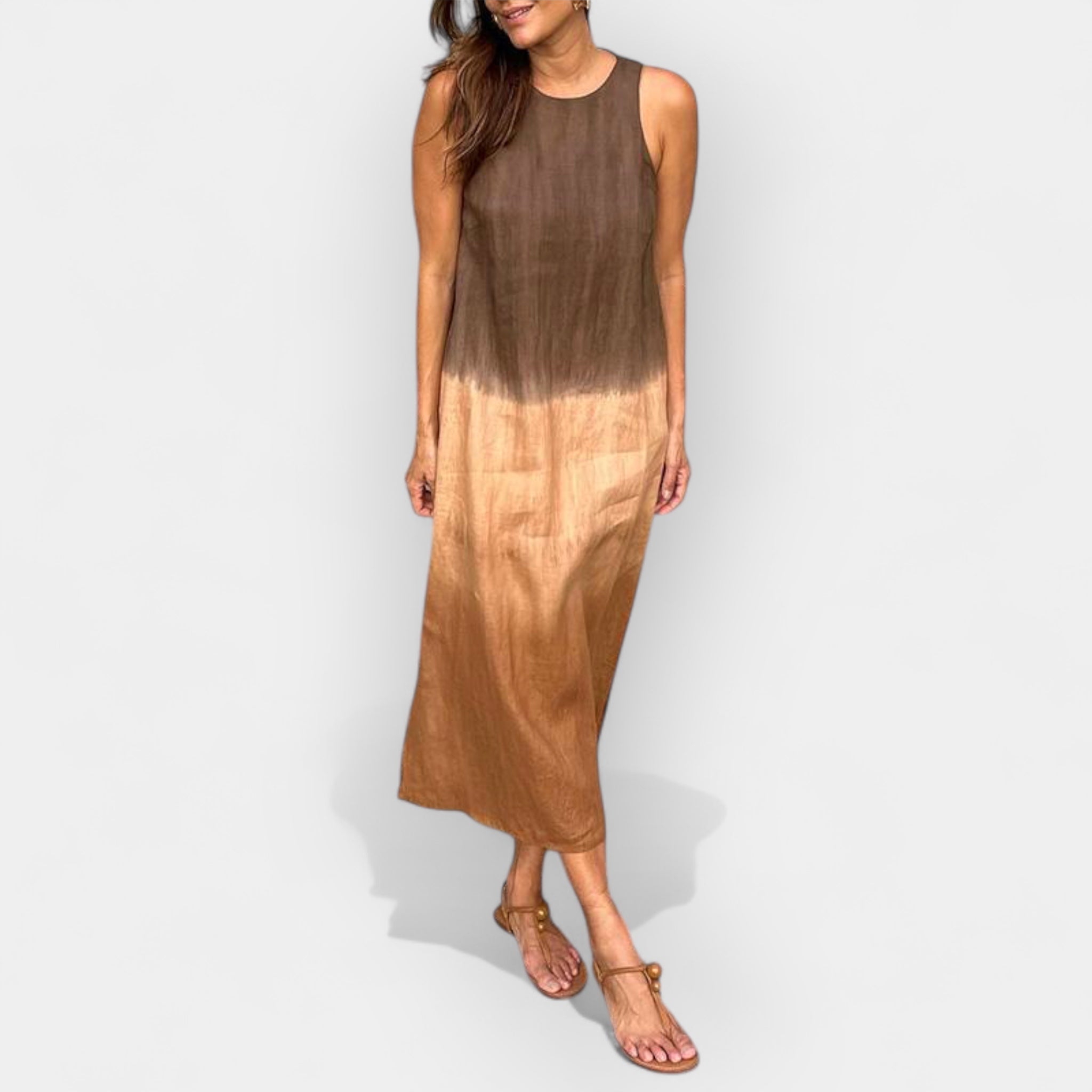 Αέρινο Φόρεμα Με Σχέδιο