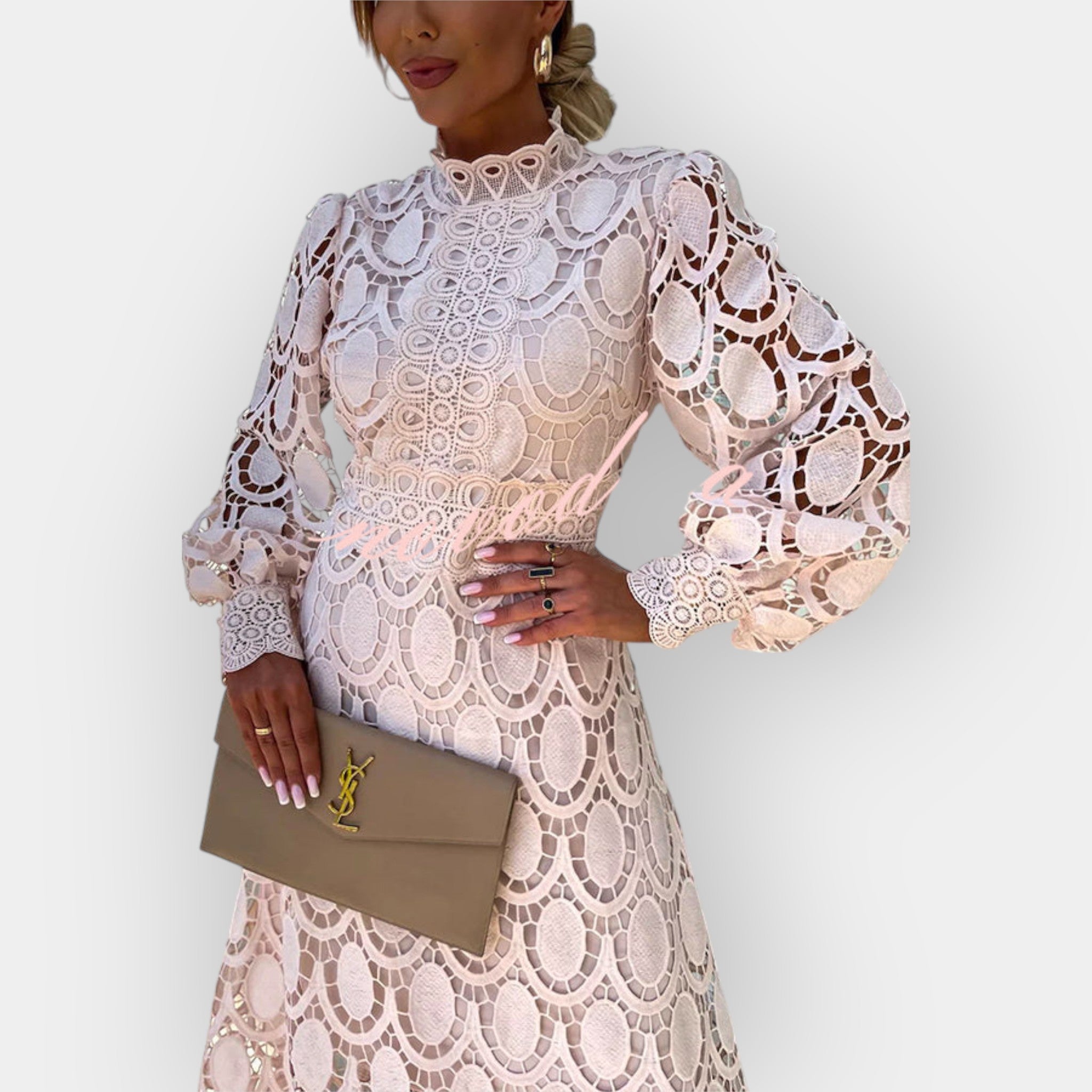 Ρομαντικό Φόρεμα με Δαντέλα