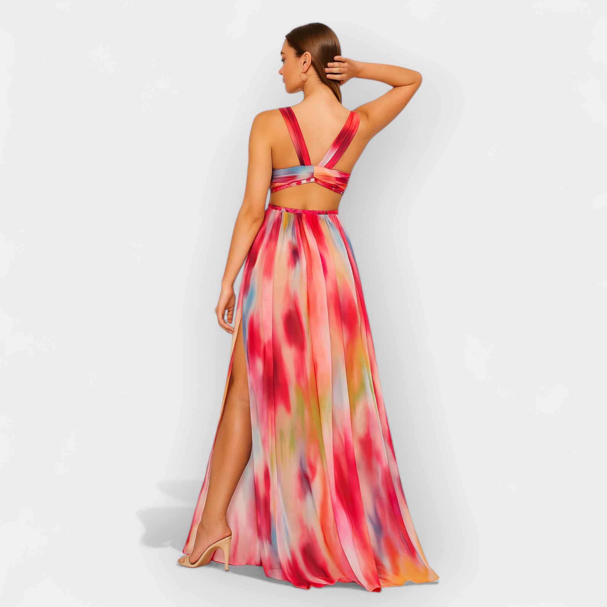 Μακρύ Φόρεμα Με Ντεγκραντέ