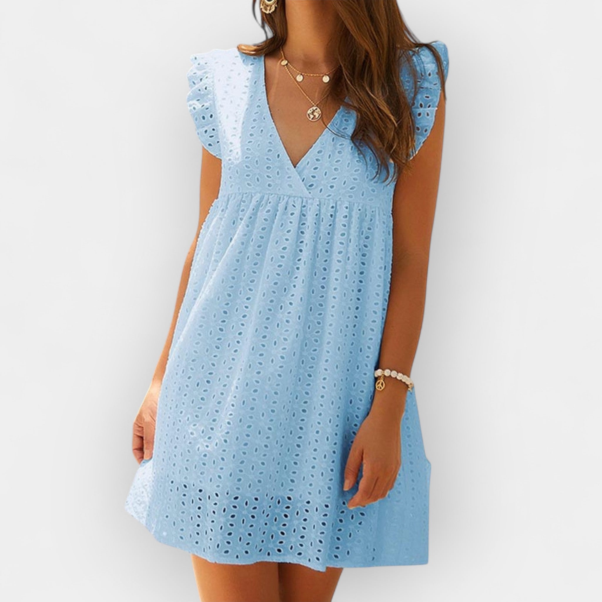 Καλοκαιρινό Φόρεμα με Κρυφό Σορτσάκι & Τσέπες