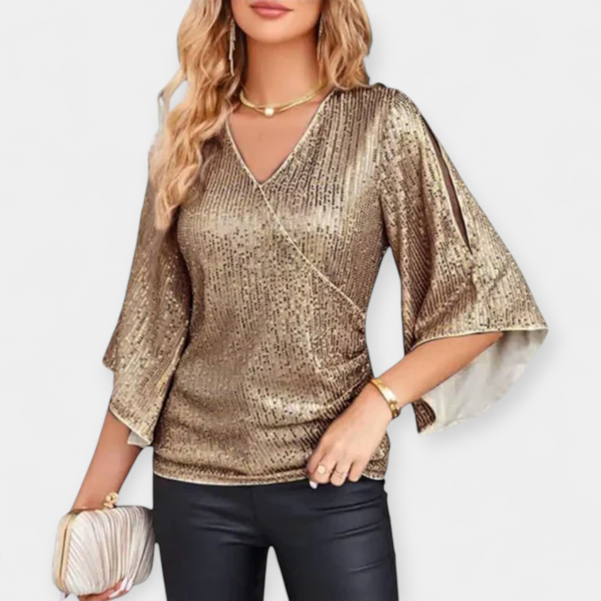 Glitter Top για Βραδινή Λάμψη
