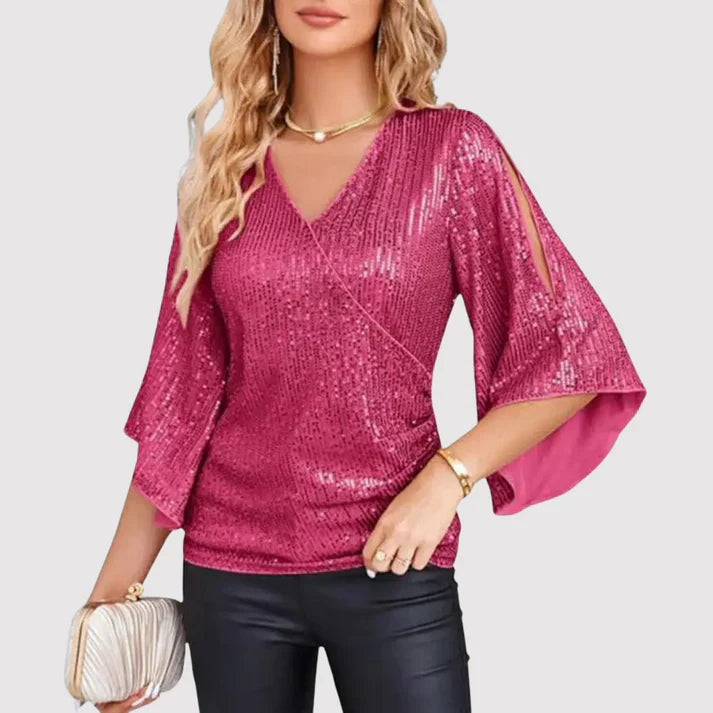 Vivian | Glitter Top