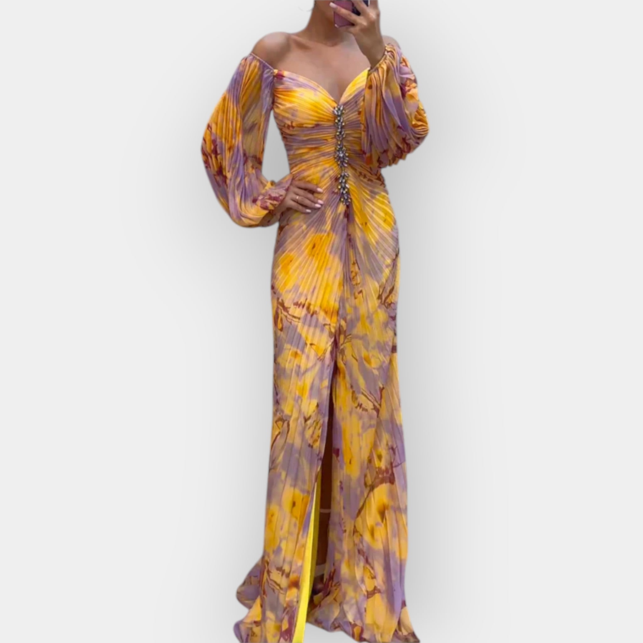 Αέρινο Φόρεμα με Σκίσιμο