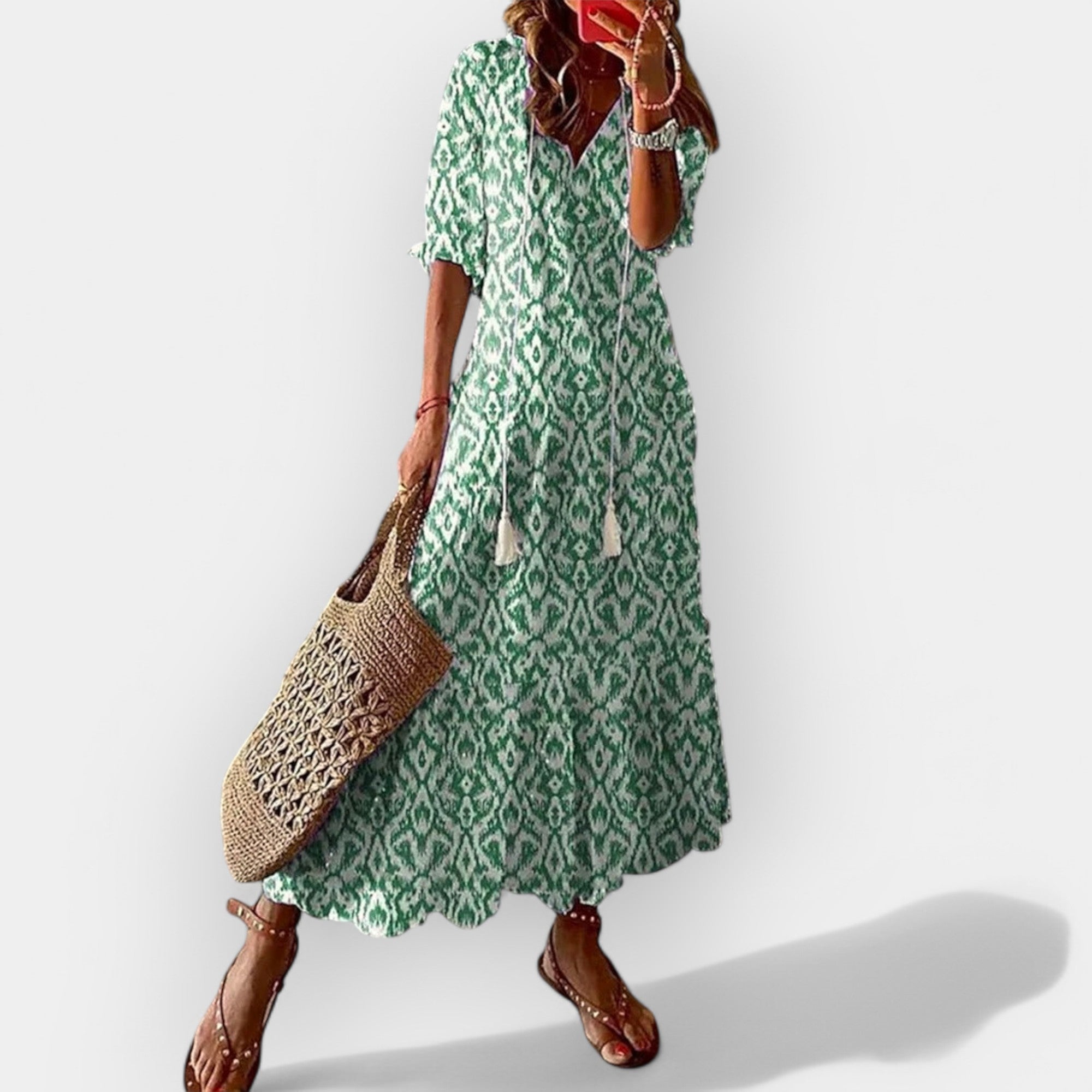 Boho Φόρεμα Κομψό